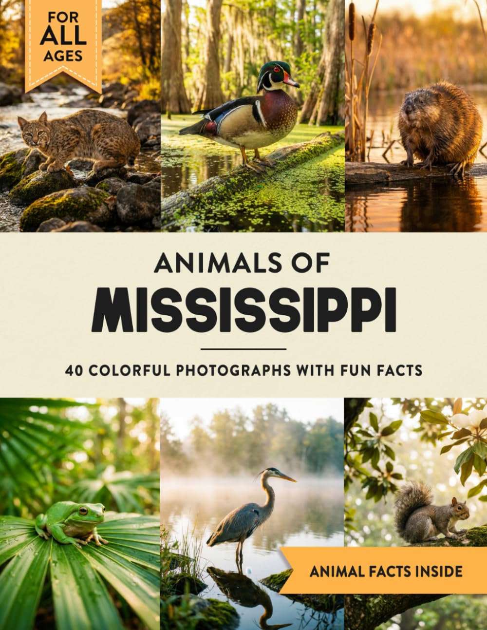Animals of Mississippi: Learn All About Magnolia State Wildlife in a Fun Fact Picture Book for Kids and Adults