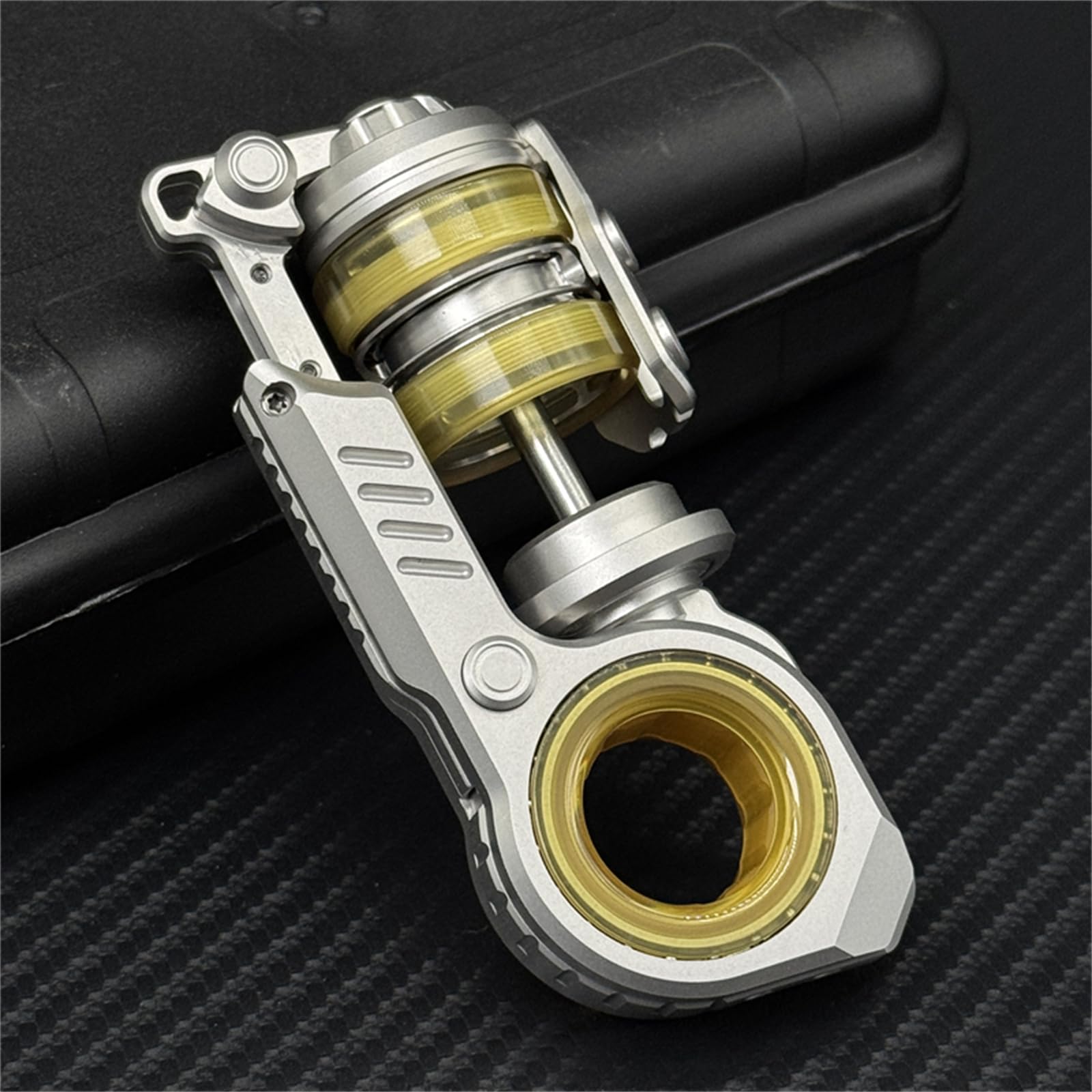 回るスライダー　 SS製　手作業　EDC フィジェットトイ Amazon.co.jp: 斬新でクールなEDCフィジェットトイ ファッション