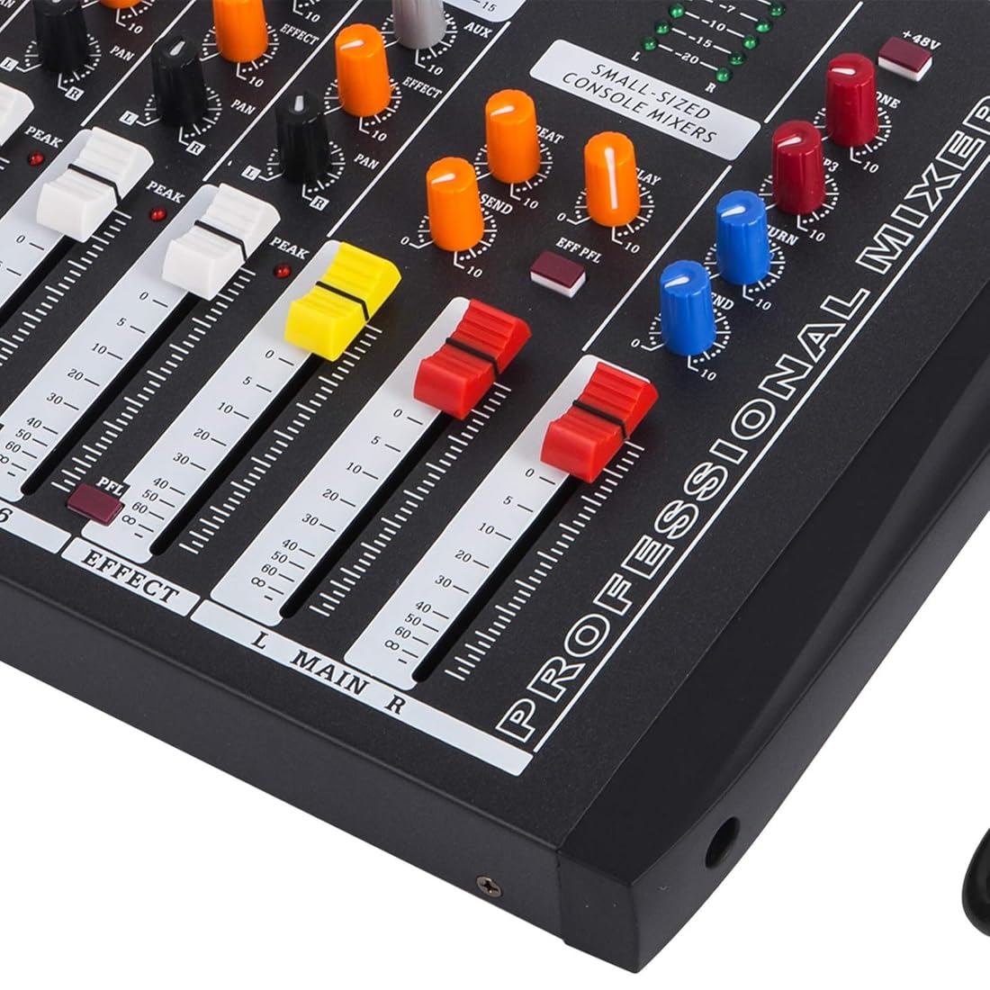 24 Stück Fader Knöpfe Faderknopf Aufnahme Mixer Straight Slide Potentiometer Bunte Fader Caps slider kappe Fader Pioneer für DJ Mixer die Lautstärkeregelung der Gitarrenkonsole