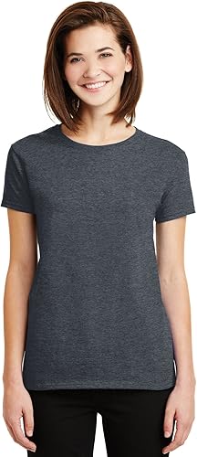 Logotastic Women's Rmk Gildan - Ladies Ultra Cotton 100% Cotton T-shirt - Black 
