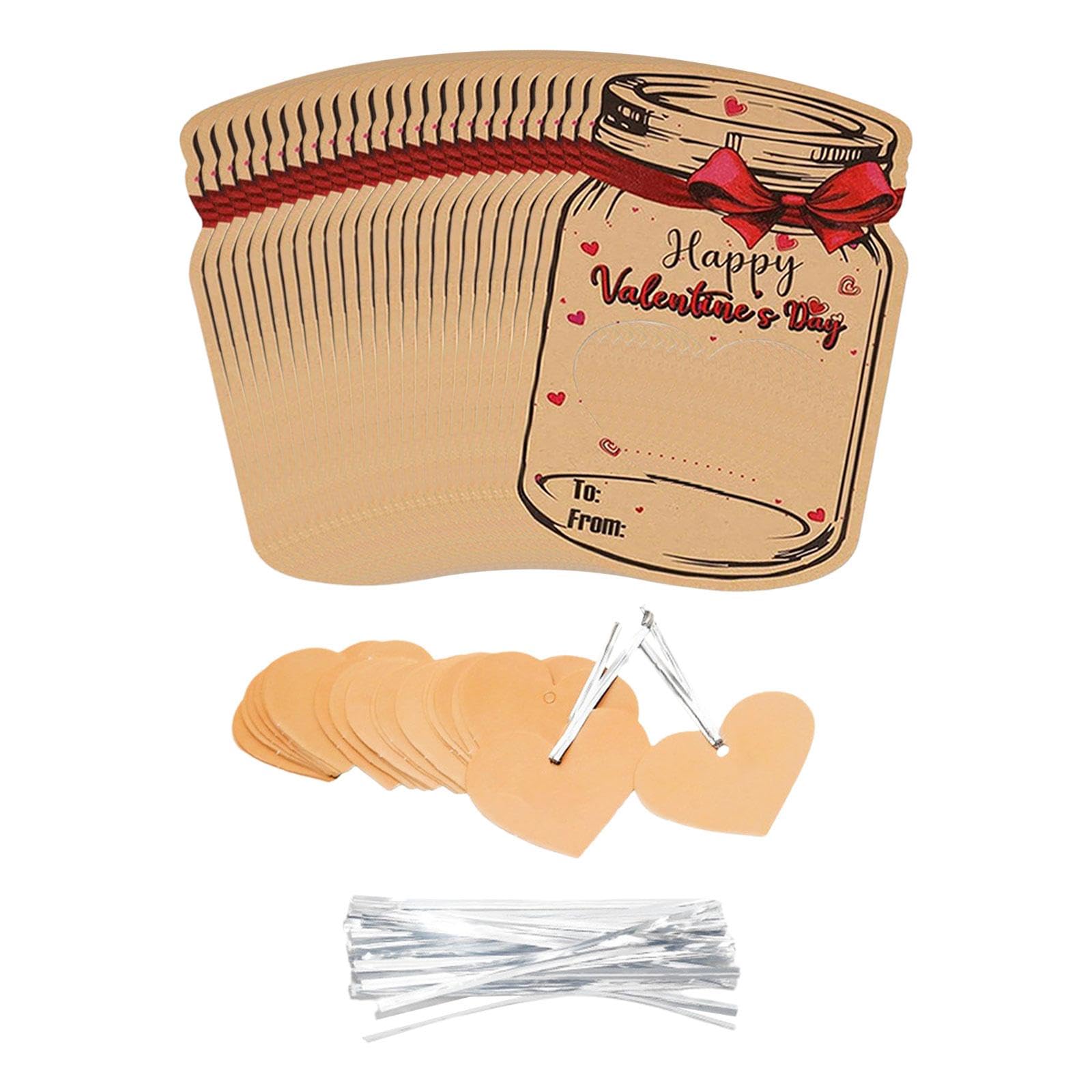 THE STYLE SUTRA 24x Valentine's Day DIY Craft Cards Candy Holder for Girls Boys Holiday-image-38