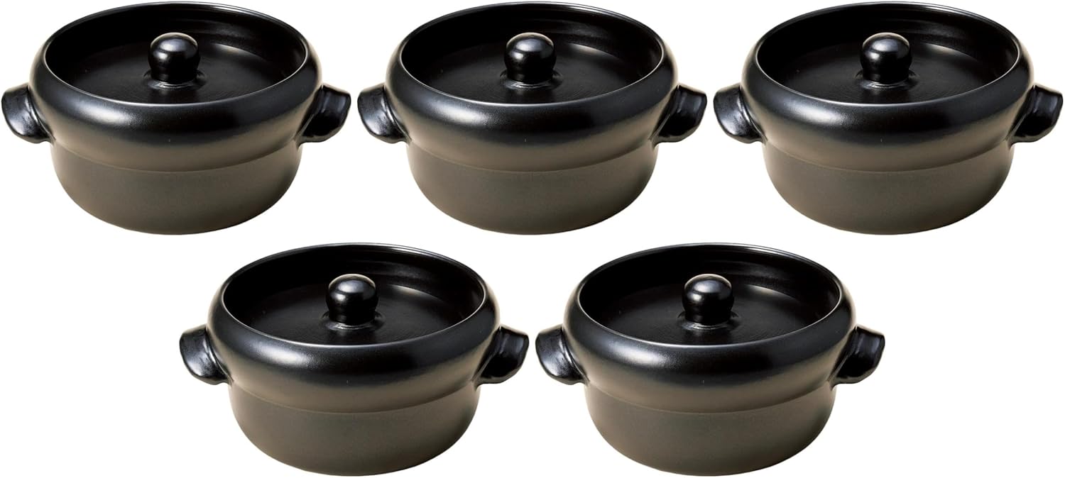 Set of 5, 1 Rice Pot, 8.3 x 8.3 x 4.9 inches (21 x 21 x 12.5 cm) | Rice Cooker