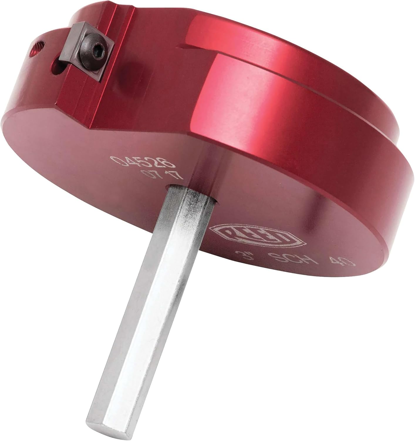 REED PPR300 3-Inch Plastic Pipe Fitting Reamer, angled view