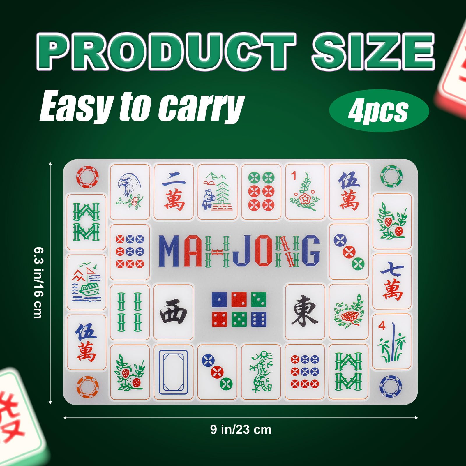 Mahjong Fliesenmischer Set – 2 Stück Aus Kunststoff | Zum Mischen Der Spielsteine | Blaues Zubehör
