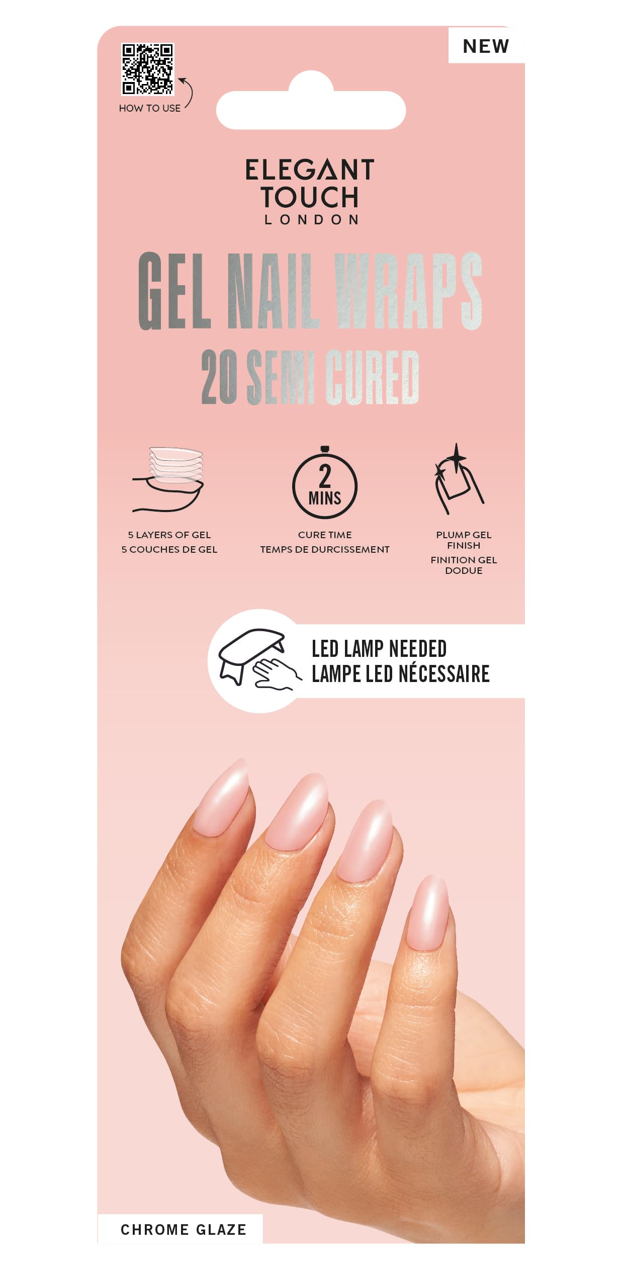 Elegant Touch Nail Wraps - Pristine Pearl