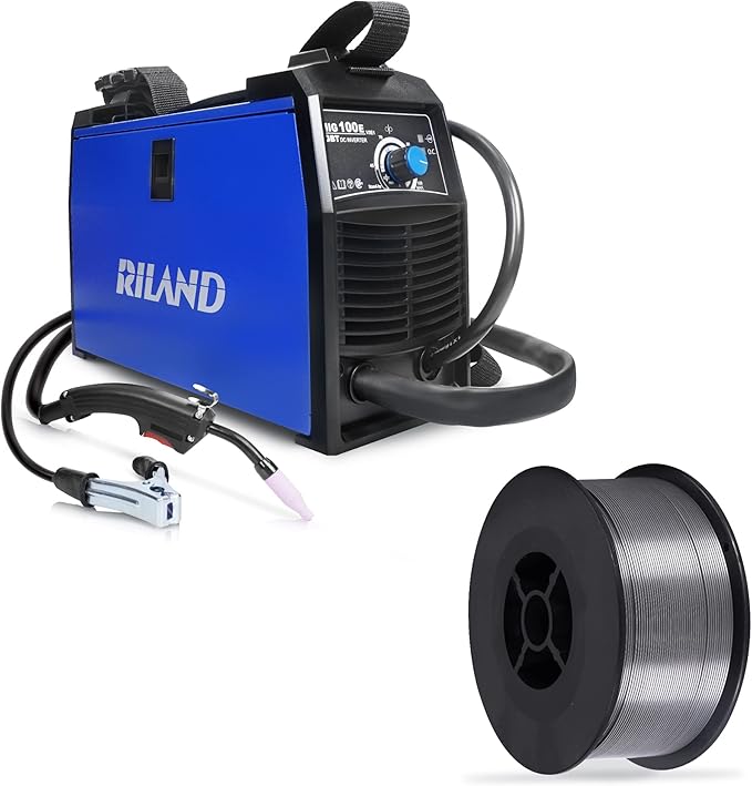 RILAND MIG Welder 110V with 0.030" Flux Core Welding Wire Kit Flux Core