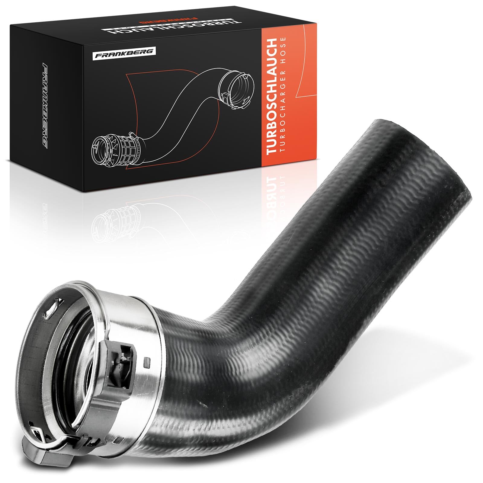 Frankberg Tubo flessibile dell'aria di sovralimentazione Compatibile con XC60 II 246 2.0L XC90 II 256 2.0L V90 II Station Wagon 235 2.0L V70 III 135 2.0L V60 II 225 2.0L Replace# 31370286