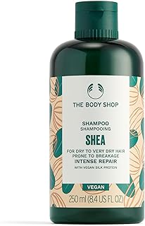 The Body Shop Shea Intense Repair Shampoo - Intense Repair For Dry Hair - With Vegan Silk Protein - Vegan - 8.4 Fl Oz
