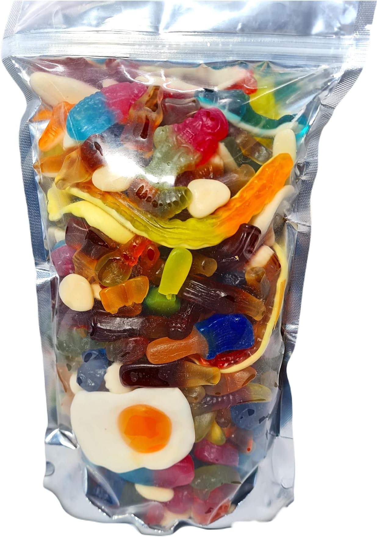 1kg Jelly Sweets Pick and mix Gummy Fruity Retro Sweet Resealable Large Share Bag Candybae Fresh Tasty Gift