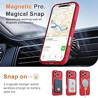 Vista 358 de MOCCA - Funda magnética resistente para iPhone XR de 6.1 pulgadas, compatible con MagSafe, funda con protección contra caídas de grado militar