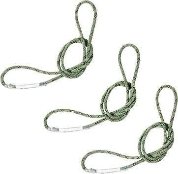 1/4 Inch Pre-Sewn Prusik Loop 24 Inch, Premium Aramid Nylon Hybrid Cord 12kN, Superior Heat Abrasion Resistant Rope Loop for Arborist Rescue Outdoor Rigging