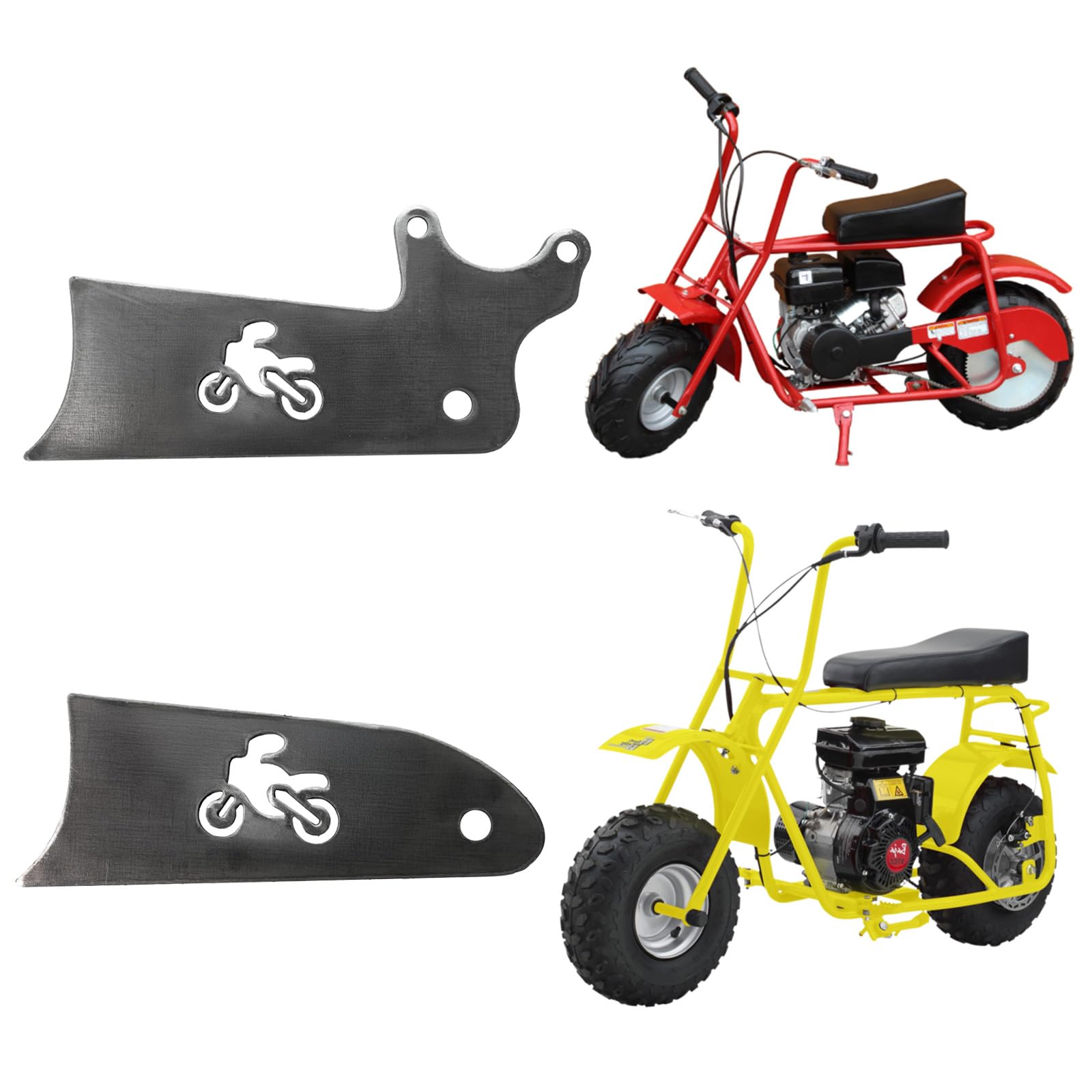 JMCHstore 8'' Mini bike Stretch Extension Tabs for Coleman CT100U, Baja DB30 (Blitz, Dirt Bug, Racer) 97cc Mini Bike (Doodle Bug/CT100U, 8 inch) : Office Products