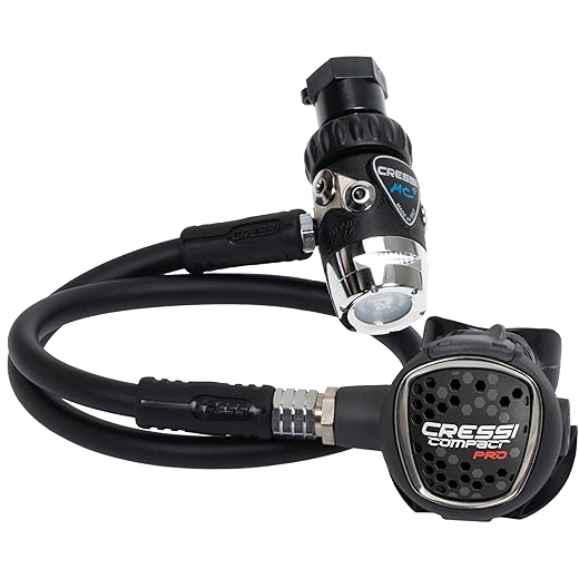 Cressi Régulateur MC9-SC/Compact Pro Regulator - pour Adulte SC dans la Version INT ou DIN 300