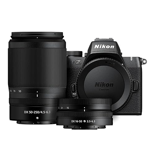 Nikon Z50 II with Two Lenses | Compact mirrorless Stills/Video Camera with Easy Color presets and Wireless Photo Sharing | Nikon USA Model918-350-4352