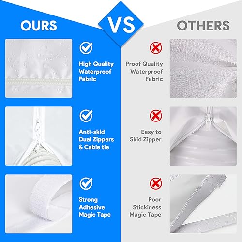 Miniatura 4 de Kit de sellado de ventana de aire acondicionado portátil, marco de CA de 157 pulgadas, protectores de intercambio de aire de parada de aire caliente