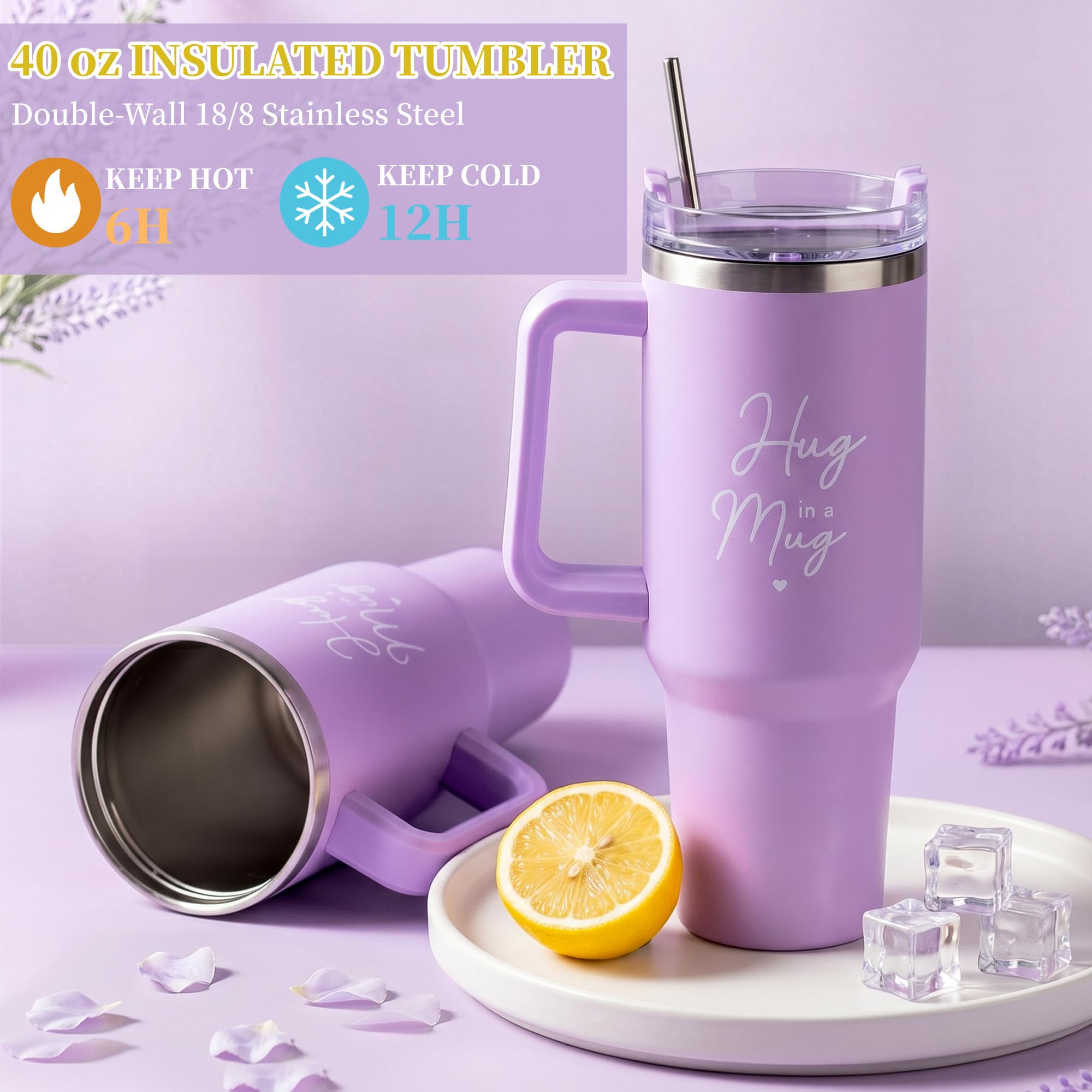 15-Piece Self-Care Gift Basket for Women with Blanket and Insulated Tumbler