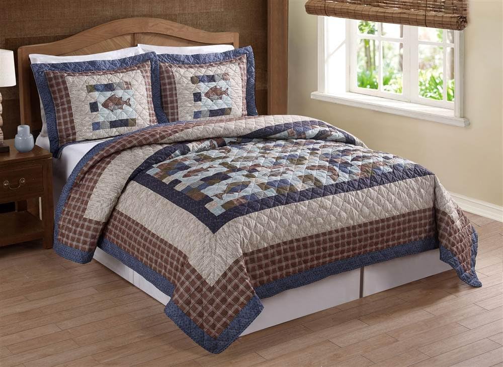 Pem America Swimming Quilt, Queen
