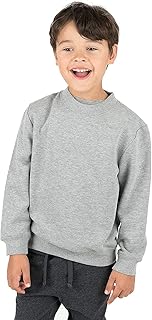 BLUSA CASACO DE FRIO MOLETON FLANELADO INFANTIL JUVENIL CINZA MESCLA
