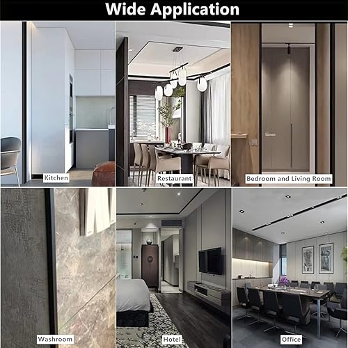 Miniatura 7 de Protectores de esquina de metal de aleación de aluminio, 10 unidades, protectores de esquina de pared de 0.6 x 0.6 x 48 pulgadas, decoración de