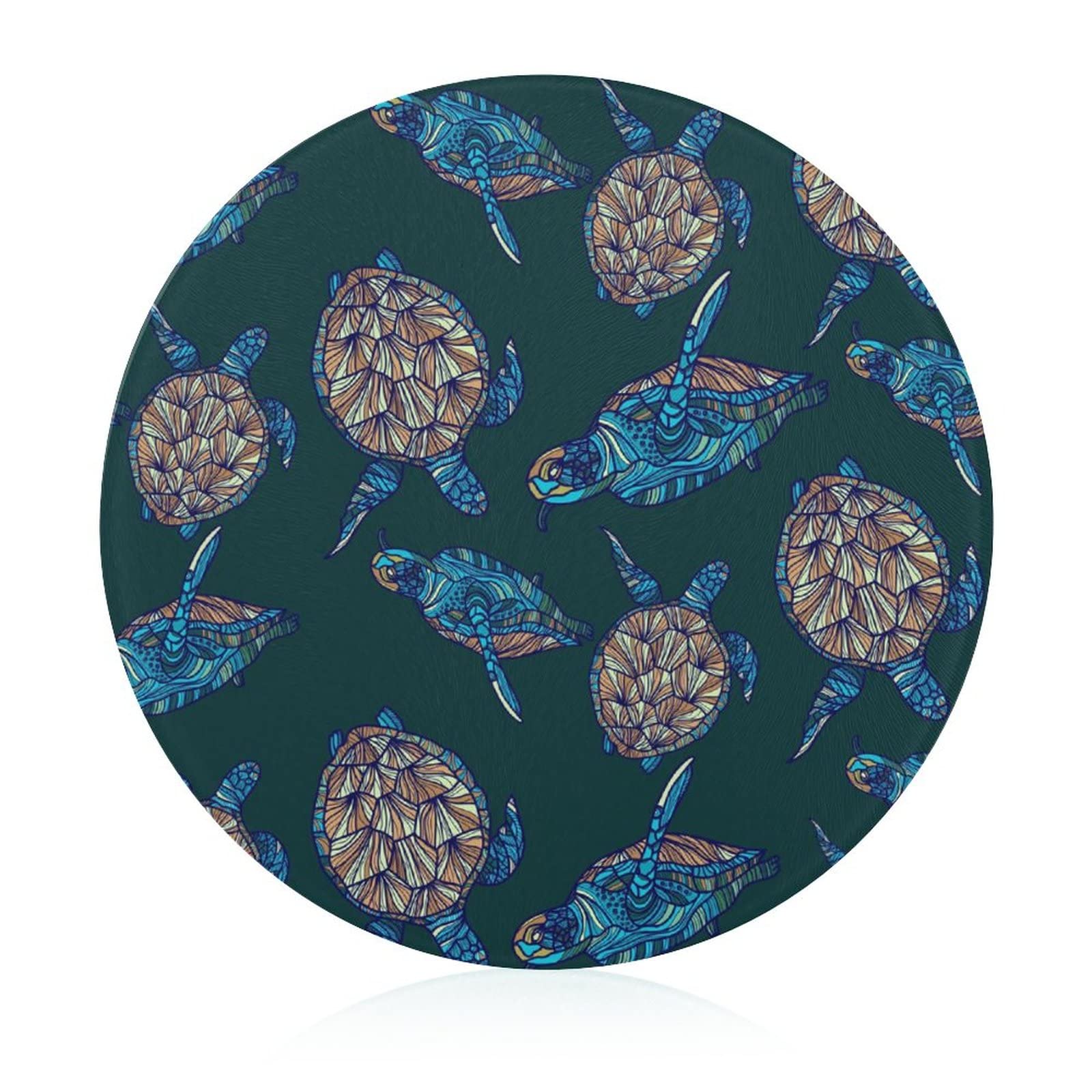 Planche à découper en verre tortue pour embellir vos apéritifs et tables de fête
