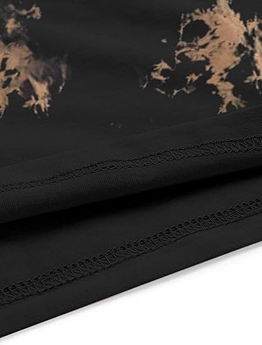 Miniatura 5 de Avanova Camiseta de gran tamaño con estampado de letras gráficas para mujer, manga corta, casual, de verano, ajuste holgado