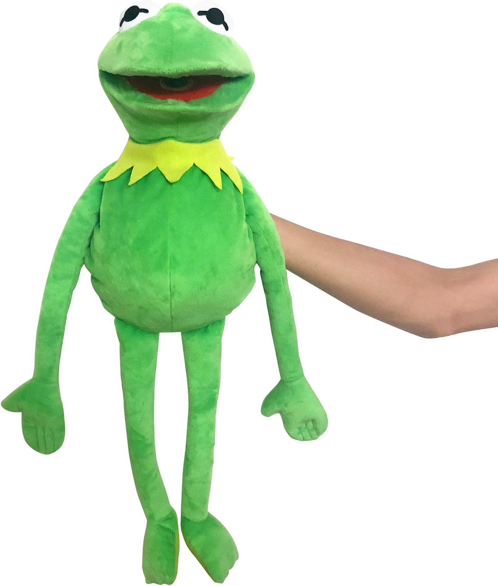 Kermit Frog Puppet, Soft Hand Frog Stuffed Plush Toy for Boys and Grils Presents, Gifts for Christmas/ Holiday/ Birthday - 24 Inches