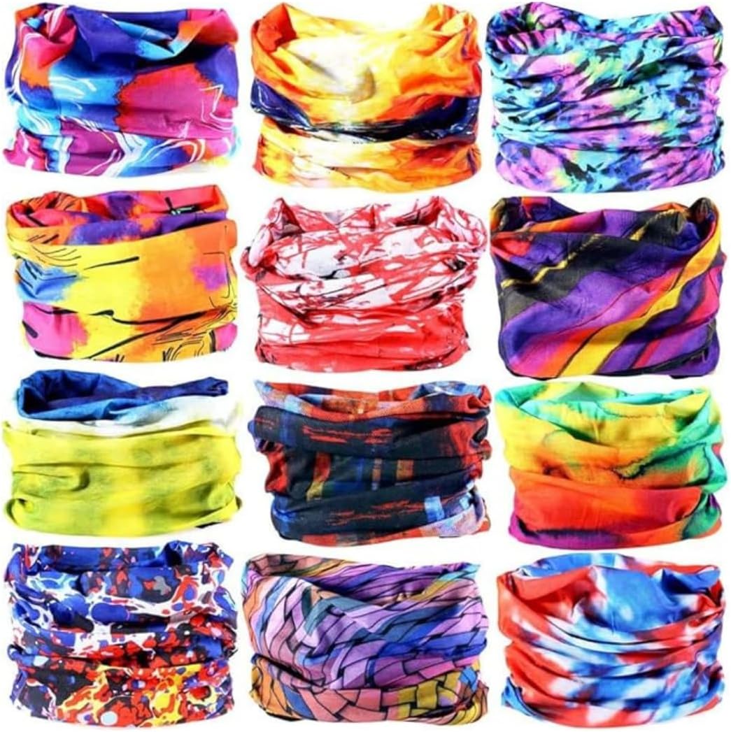 Bandanas for Men and Women Multifunctional Face Mask Head Scarf Balaclava Mag...