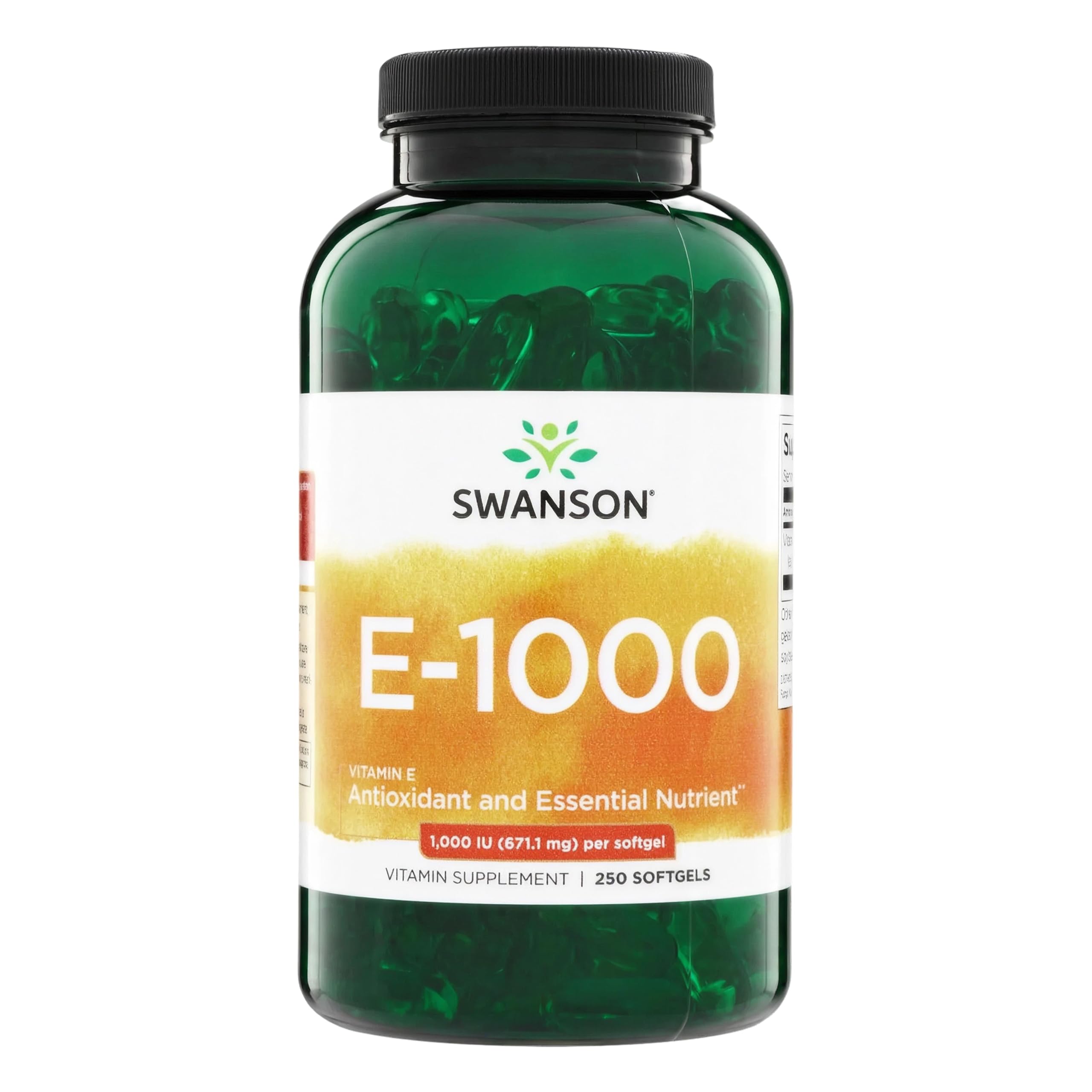 Swanson Naturalna witamina E 1000 Iu (671.10 Miligramy) 250 Sgeli