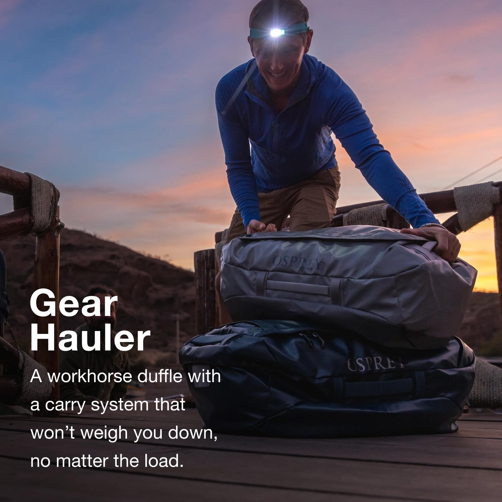 Osprey Europe Transporter 40 Muleton, Unisex-Dorosły, Czerwona Góra, Jeden rozmiar