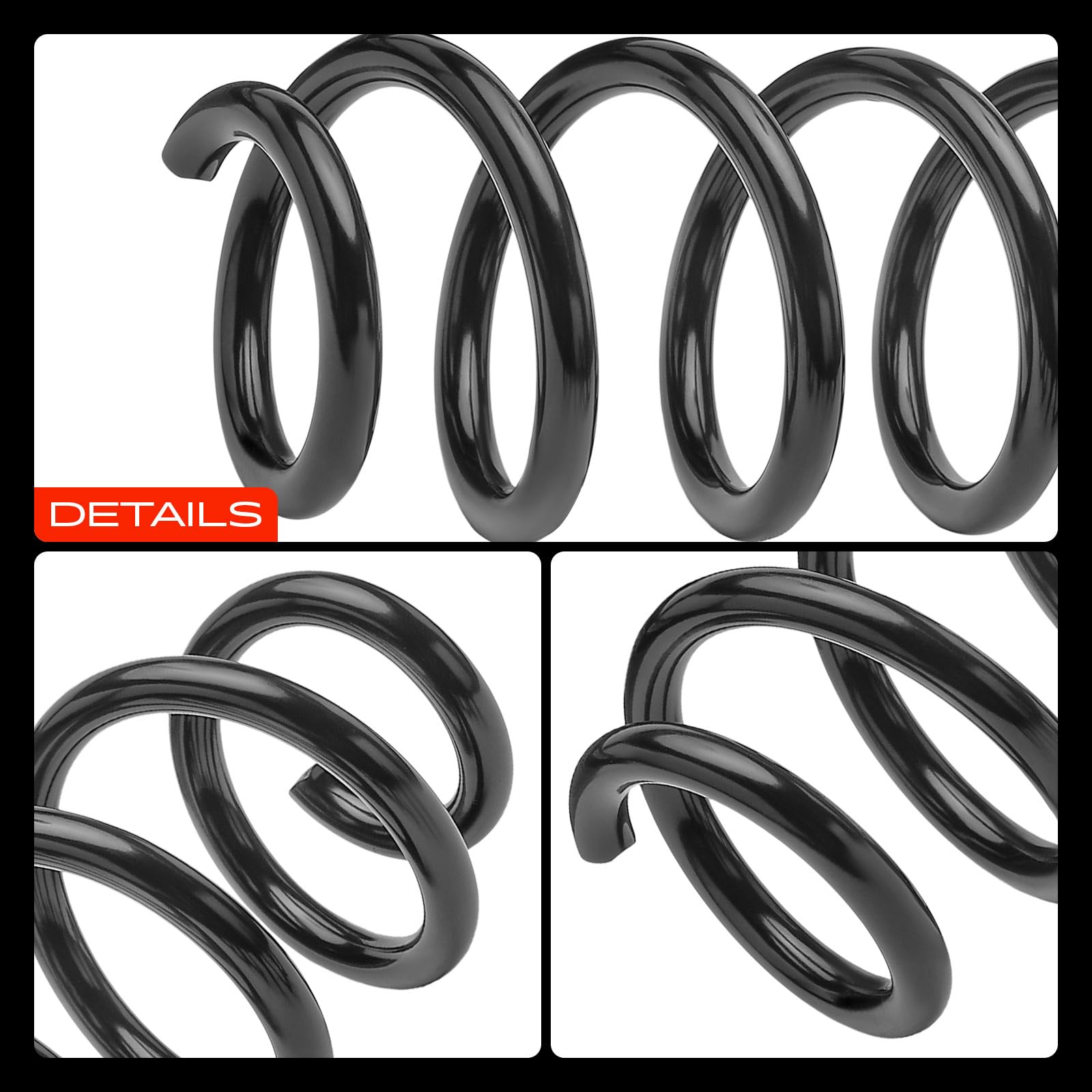 Frankberg 2x Muelles de Suspensión Eje trasero izquierdo derecho Compatible con RAV 4 III A3 2006-2013 Replace# 4292624