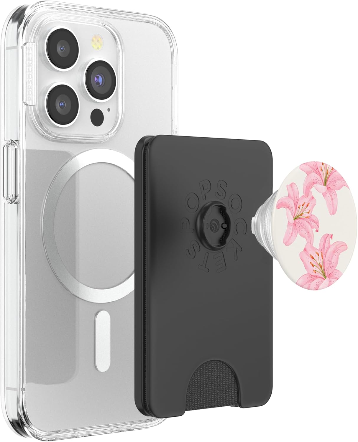 Lily Summer Flower Trendy Blooming Tiger Lily Lover PopSockets PopWallet for MagSafe