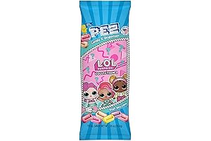 LOL Surprise Valentine's Day PEZ Candy Dispenser & Candy Refills Gift Set