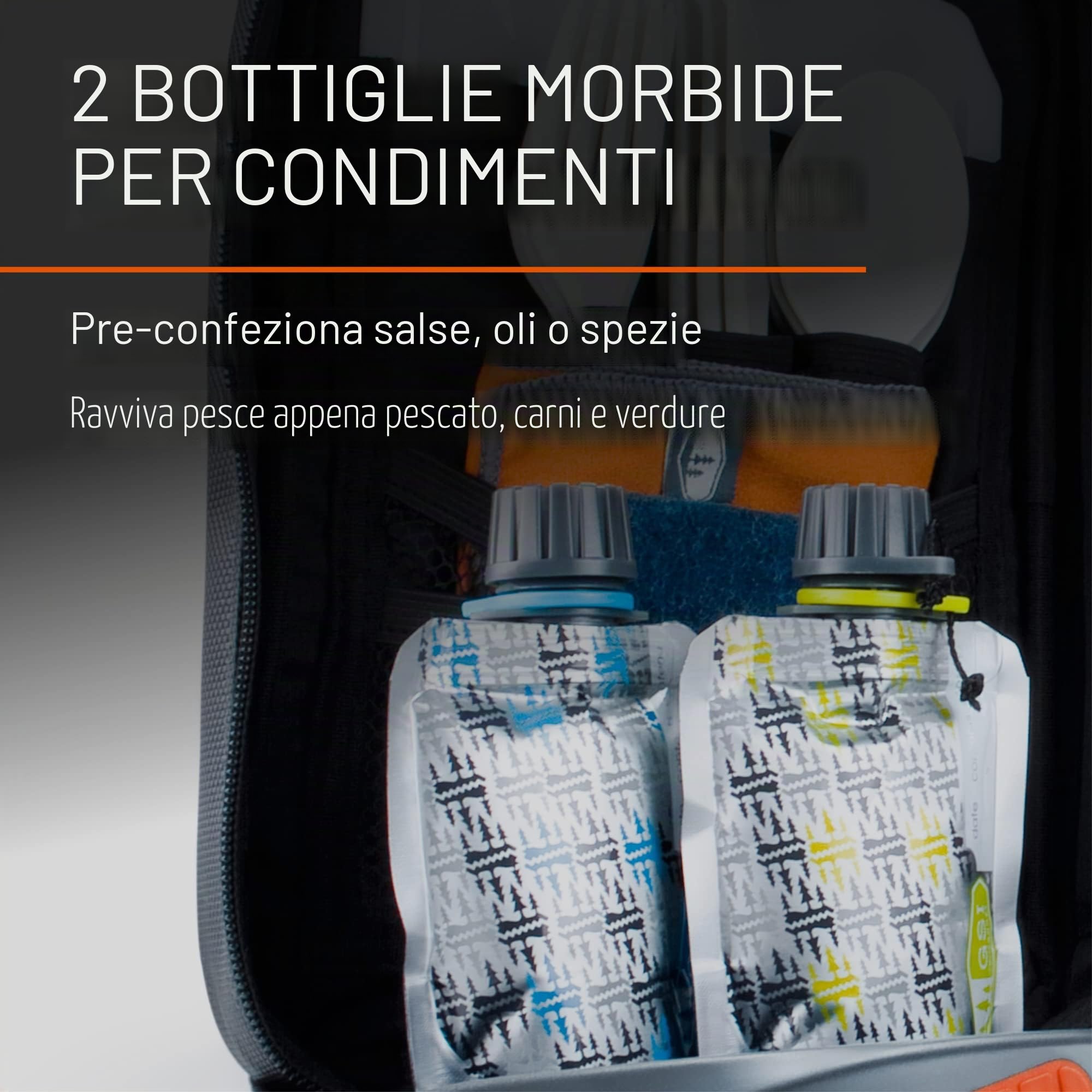 GSI Outdoors - Kit Destination Kitchen Set da Cucina Portatile da 24 pezzi. per Viaggio Camper Escursione