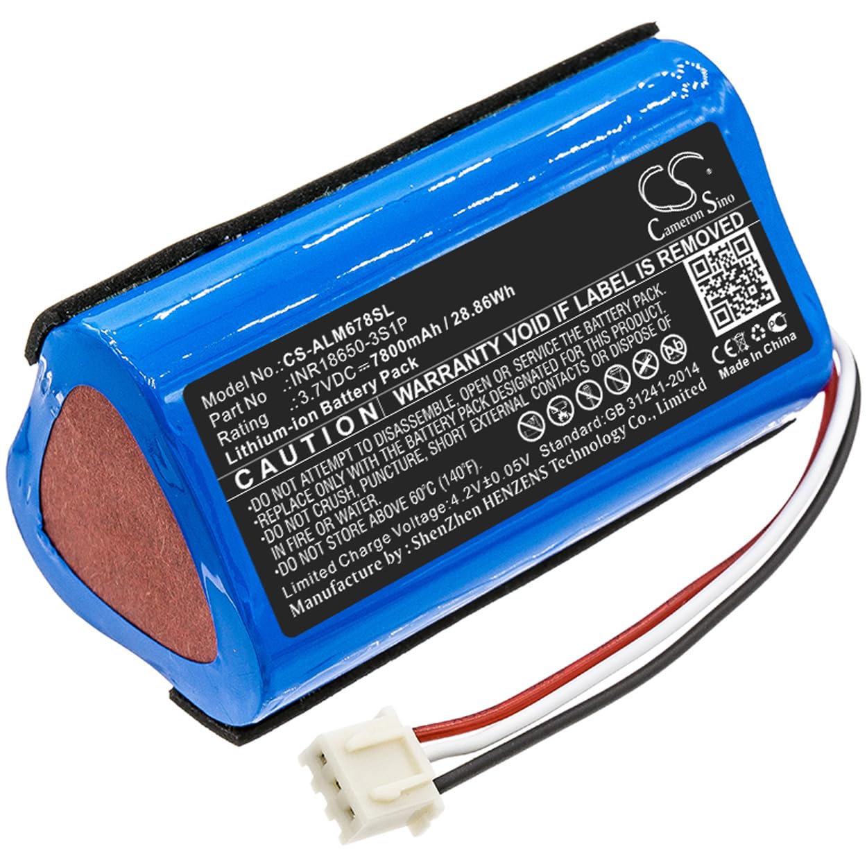 Technical Precision Replacement for Cameron SINO CS-ALM678SL Battery
