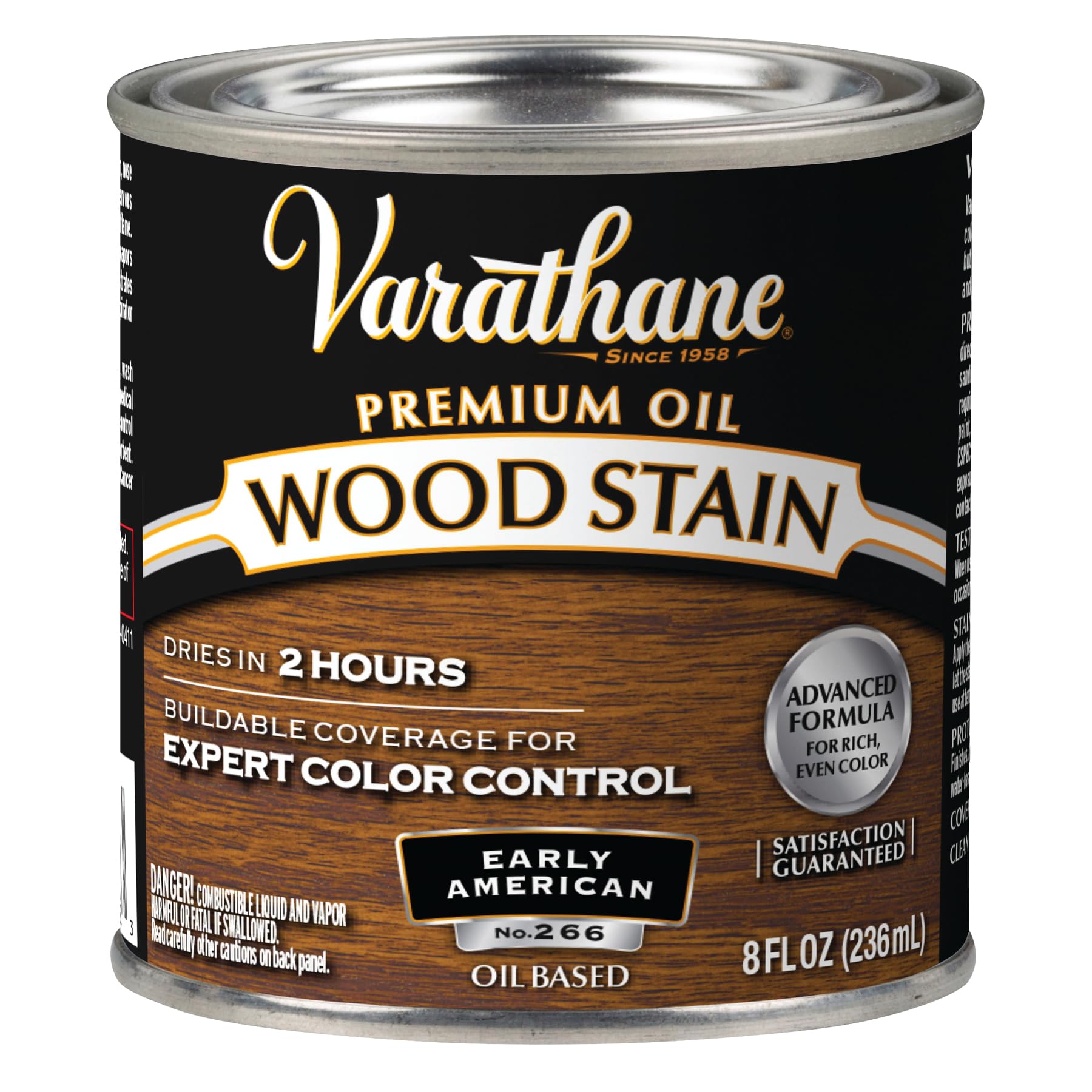 Varathane Rust-Oleum -211806-Premium-Stain-American, half-pint