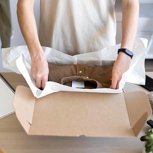 Miniatura 7 de PINWATT 1000 hojas de papel de seda blanco de 20 x 30 pulgadas a granel para bolsas de regalo, papel de regalo, cumpleaños, bodas, duchas, regalos