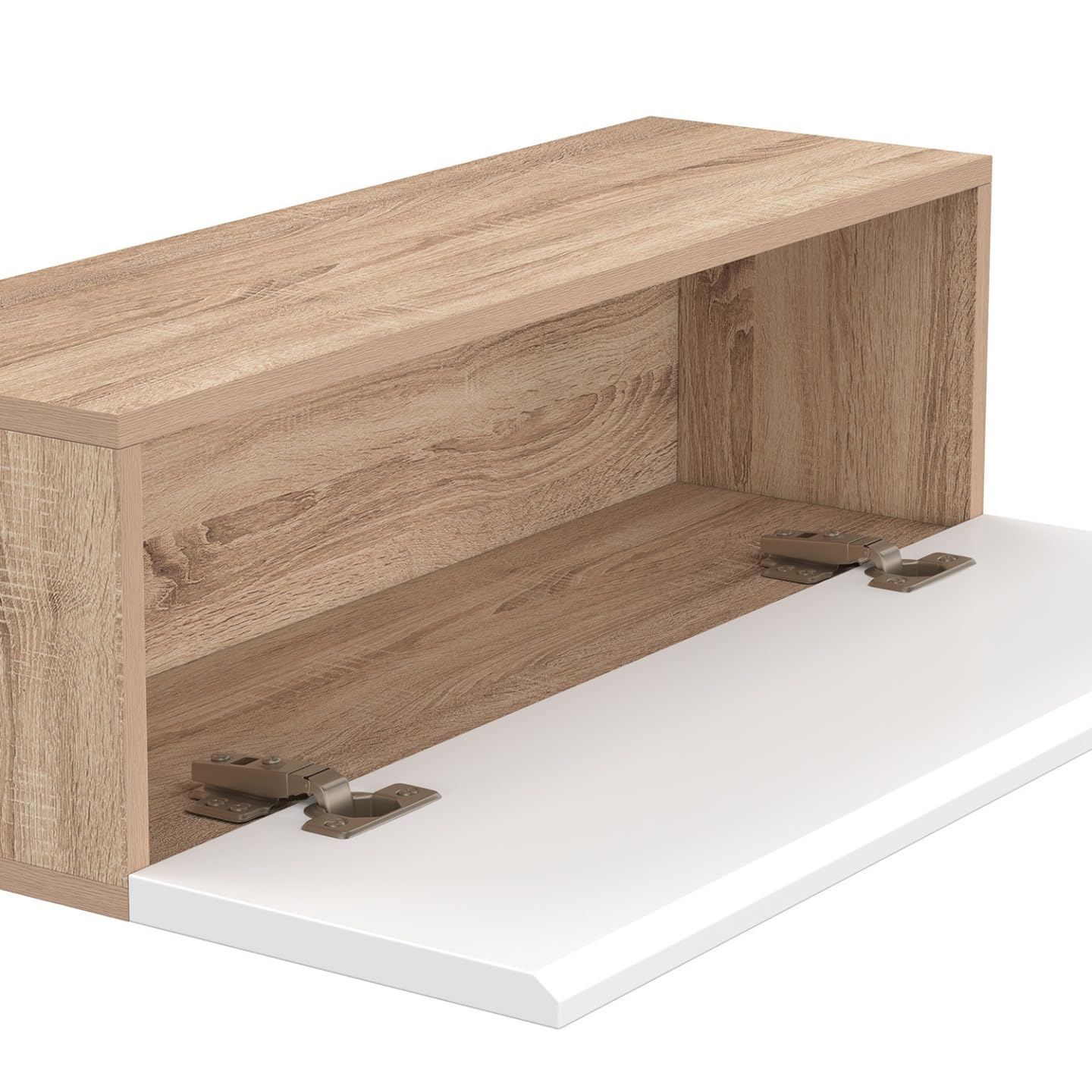 IDMarket - Lot de 2 Consoles suspendues étagères murales ELYOS