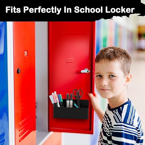 Miniatura 11 de Soporte magnético para bolígrafo, paquete de 2 soportes magnéticos de borrado en seco con compartimentos generosos, marcador de almacenamiento Verde