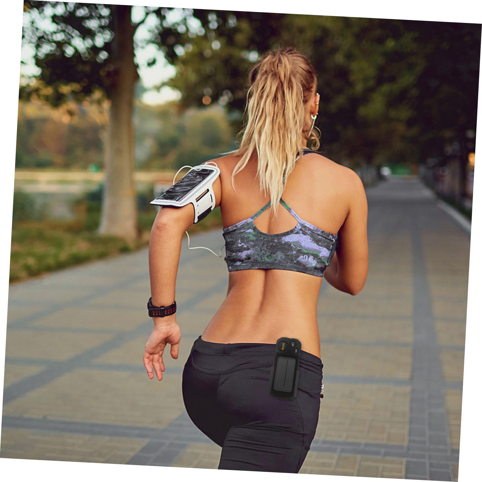 POPETPOP 2pcs Electric Hanging Pedometer Multi Function Step Counter for Accurate Fitness Tracking Compact and Portable Design for Adults and Durable Material for Goals