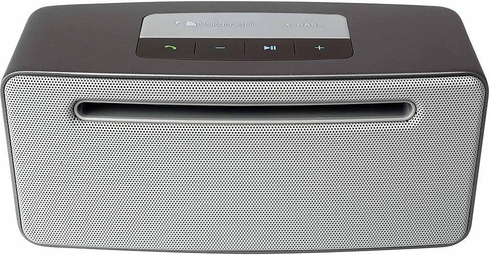 Nakamichi Wireless Bluetooth 4.0 Speaker BTSP80 - Matte Silver