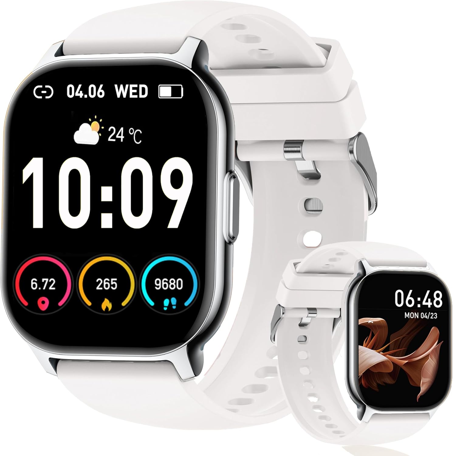 Smartwatch Uomo S68 Con Chiamate, 110+ Modalità Sport, Impermeabile IP68, Monitoraggio Attività, Colore Blu - 2