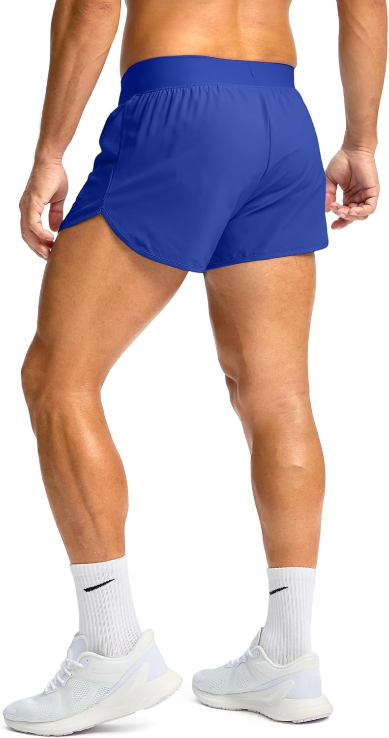 G Gradual Running Shorts for Men 3 Inch Lighweight Quick Dry Workout Gym Athletic Jogging Shorts with Inner Key Pocket - Image 3