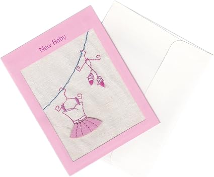 Amazon Co Jp 出産祝いのメッセージカード 女の子 ピンク 文房具 オフィス用品