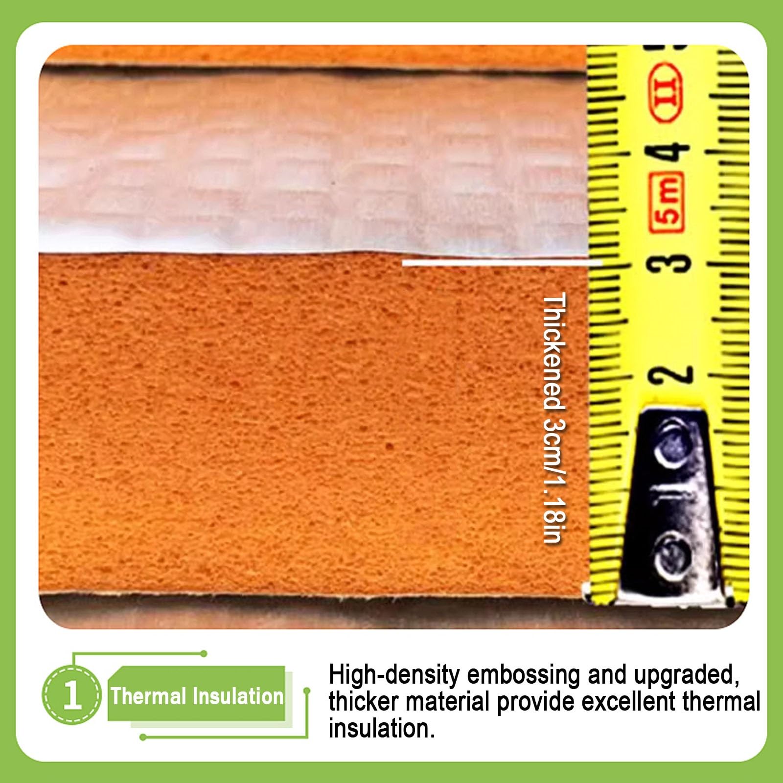 Isolante Termico Adesivo Foglio di Alluminio Schiuma,Pannelli Isolanti per Umidità Rotolo di Schiuma Autoadesiva,Protegge Freddo Caldo,per Radiatori,Pavimenti,Tetti,Pareti(20MM(THK),1*2m/3.2*6.6ft)