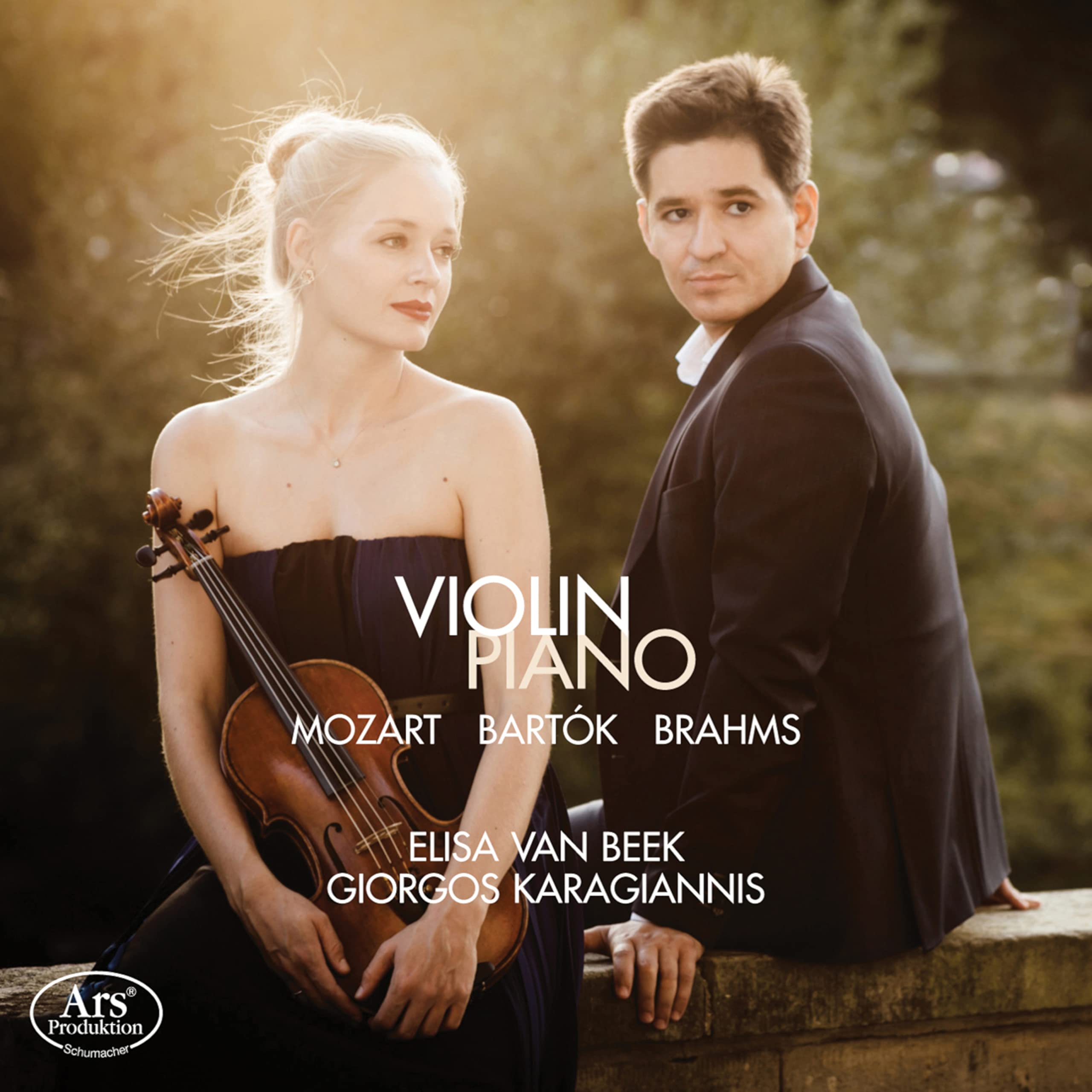 ARS38555 Wolfgang Amadeus Mozart, Bela Bartok, Johannes Brahms, Elisa van Beek