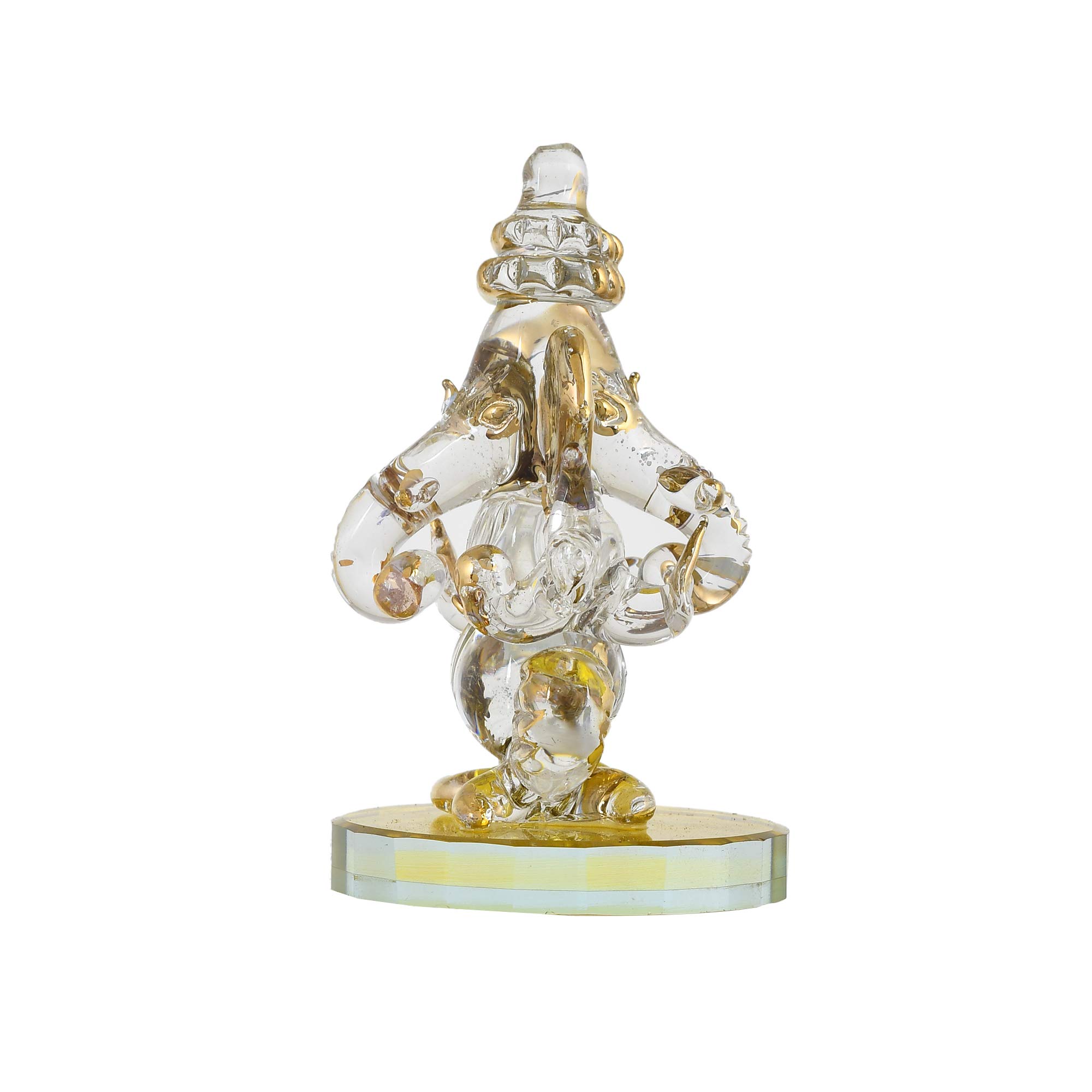 Great Art Ganesh Idol for Car Dash Board (8.5cm x 5 cm) (Design 3), Glass, 1 Piece 2