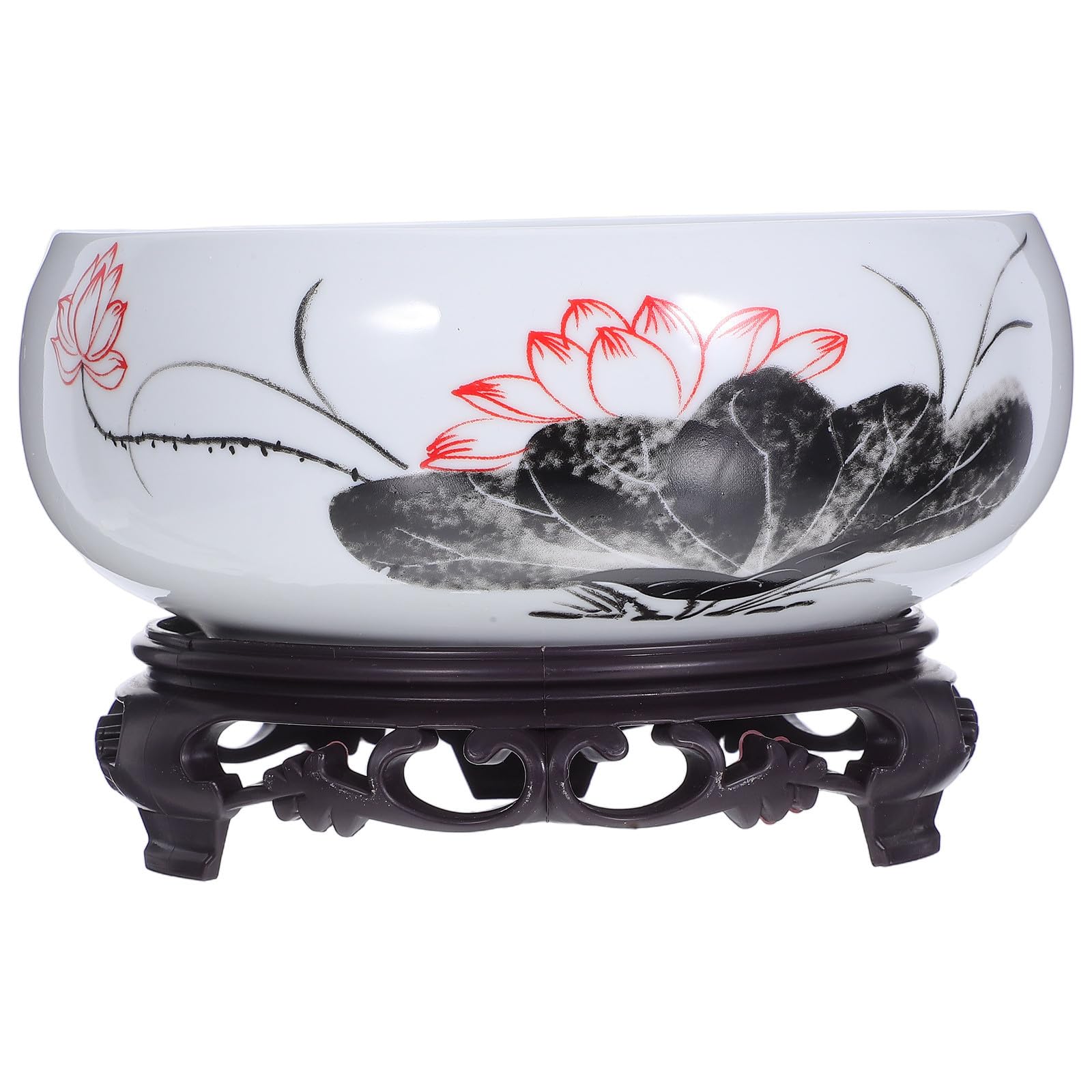 Pot de fleurs en céramique au style chinois traditionnel et émail fin