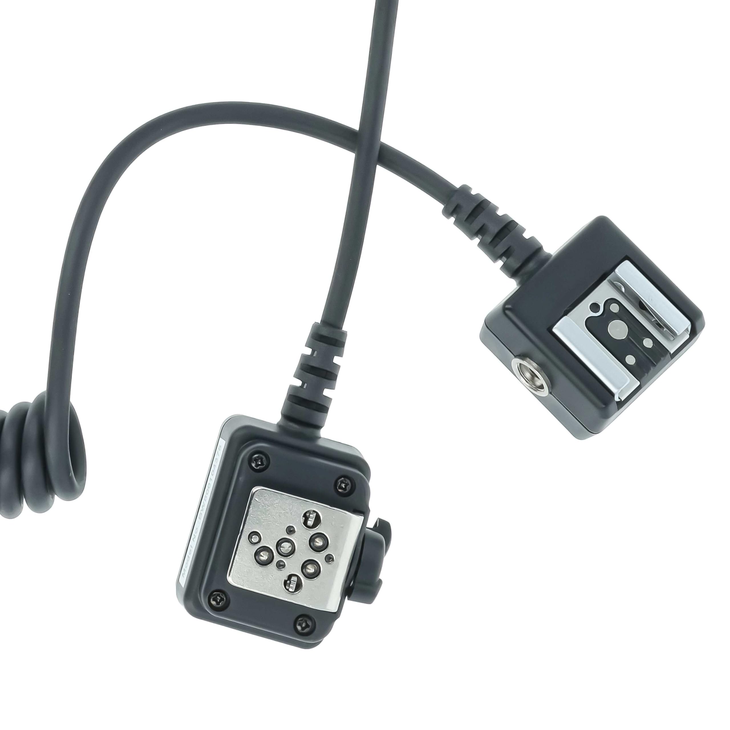 vhbw Câble TTL Compatible avec Nikon D300, D200, D40, D300s, D5100, D100, D4, D3200, D3, D3X Appareil Photo, Flash - Câble de synchronisation, 150cm