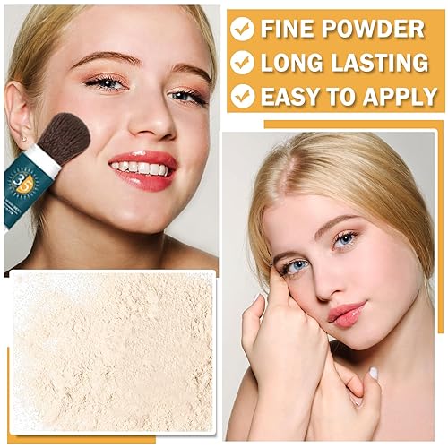 Miniatura 4 de Protector solar en polvo mineral Protector solar en polvo SPF 35 PA+++ Enfoque suave mate Corrector de larga duración Iluminar el control de aceite