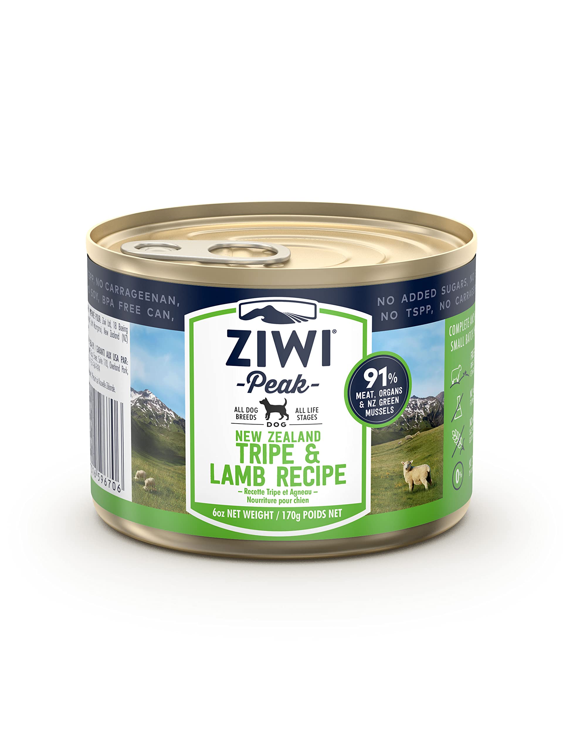 【在庫セール】ZIWI ピーク ドッグ缶 トライプ＆ラム 170g×12缶 Amazon.co.jp: ZIWI ピーク ドッグ缶 トライプ＆ラム 170g×12缶